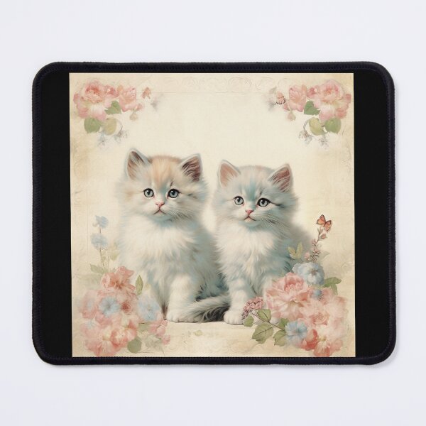 Item preview, Vintage kittens designed and sold by MendaciousMina.
