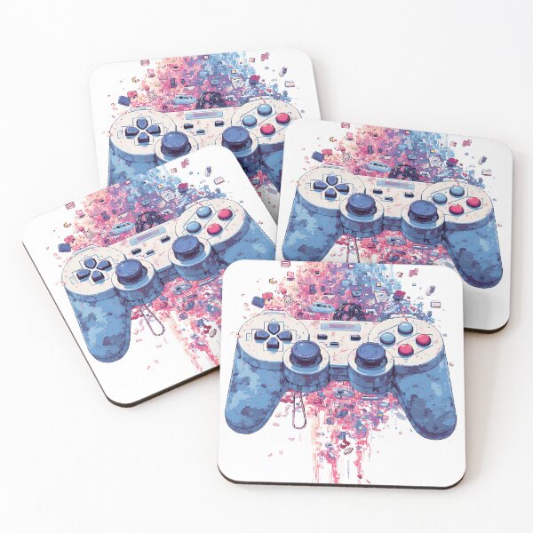 Item preview, Pixel Burst: Retro Gaming Controller Explosion designed and sold by DanielY01.