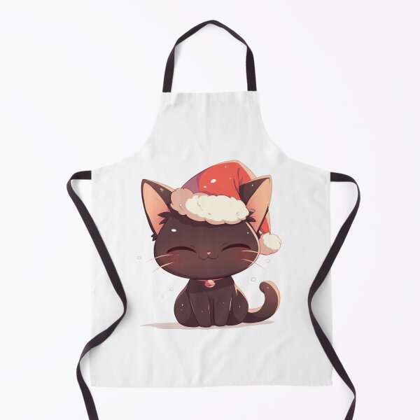 Item preview, Santa hat black cat designed and sold by MendaciousMina.