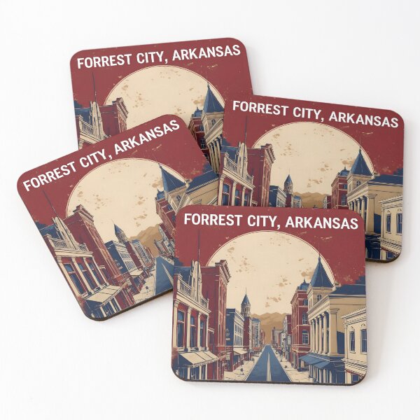 Item preview, Forrest City Arkansas USA Vintage Travel Tourism  designed and sold by TravelersGems.