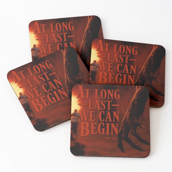 Item preview, Vecna Quote Horror Poster – Dark Upside Down Aesthetic Typography designed and sold by nerrowlia.
