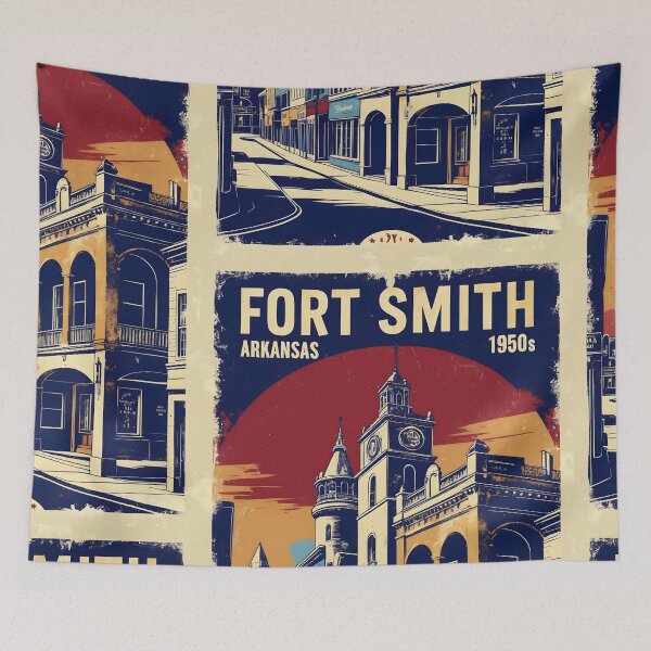 Item preview, Fort Smith Arkansas USA Vintage Travel Tourism  designed and sold by TravelersGems.