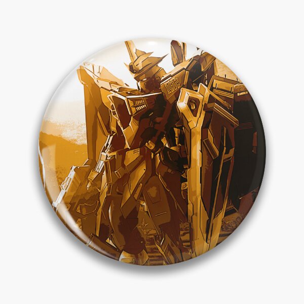 Item preview, gold frame justice gundam seed illustration designed and sold by sabartgunpla.