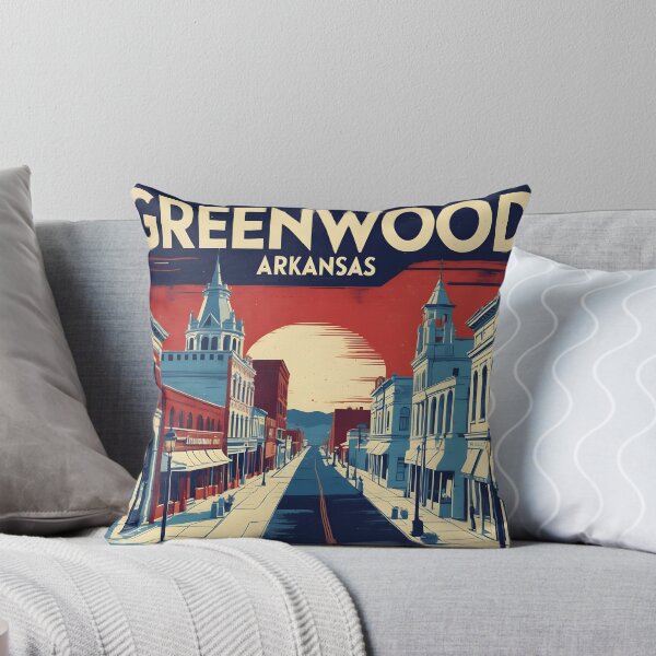 Item preview, Greenwood Arkansas USA Vintage Travel Tourism  designed and sold by TravelersGems.