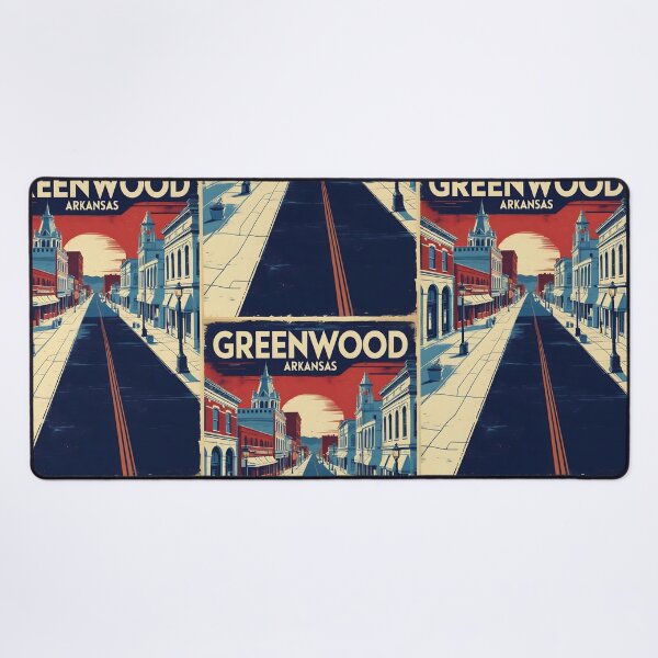 Item preview, Greenwood Arkansas USA Vintage Travel Tourism designed and sold by TravelersGems.