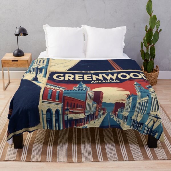 Item preview, Greenwood Arkansas USA Vintage Travel Tourism designed and sold by TravelersGems.