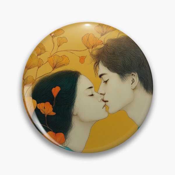 Item preview, Romantic Couple with Floral Elements designed and sold by lautir.