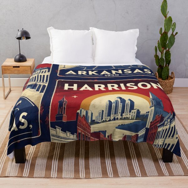 Item preview, Harrison Arkansas USA Vintage Travel Tourism  designed and sold by TravelersGems.
