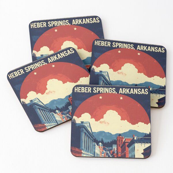 Item preview, Heber Springs Arkansas USA Vintage Travel Tourism  designed and sold by TravelersGems.