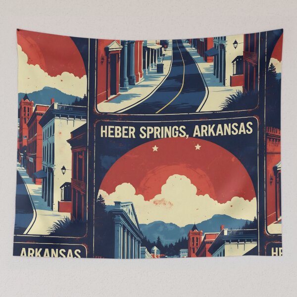 Item preview, Heber Springs Arkansas USA Vintage Travel Tourism  designed and sold by TravelersGems.