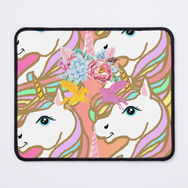 Item preview, Magical Unicorn Garden - Whimsical Floral Pattern Art designed and sold by Extremeallie.