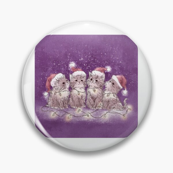 Item preview, Retro festive kittens designed and sold by MendaciousMina.