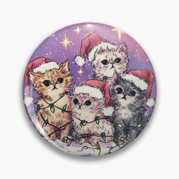 Item preview, Retro festive kittens designed and sold by MendaciousMina.