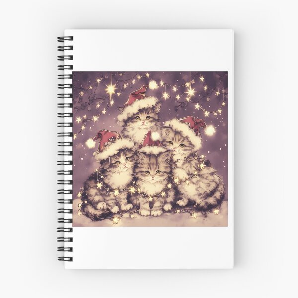 Item preview, Retro festive kittens designed and sold by MendaciousMina.