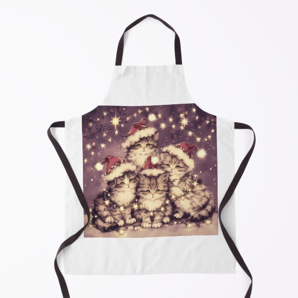 Item preview, Retro festive kittens designed and sold by MendaciousMina.