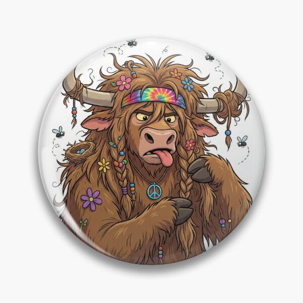 Item preview, Funny Yak Braiding Messy Hair Sticker designed and sold by benmon2006.