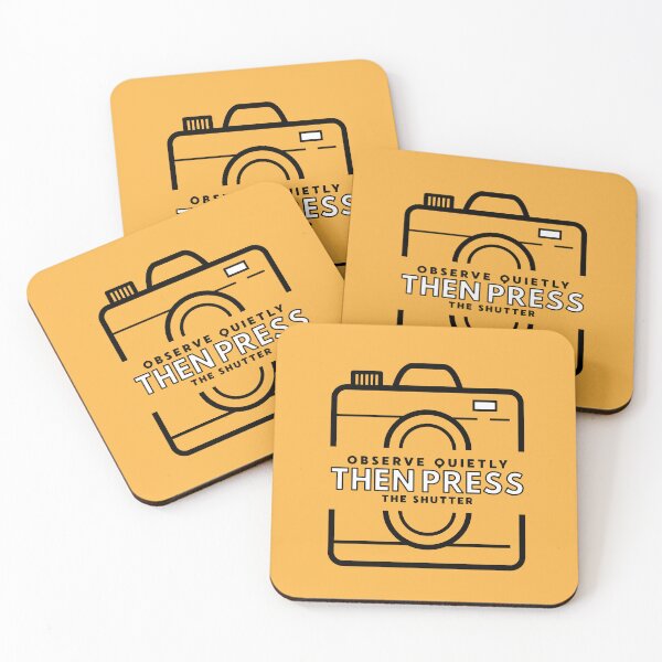 Item preview, Observe Quietly Then Press The Shutter Golden Quote Design Nature Wildlife Photographers designed and sold by NaturEdeN.