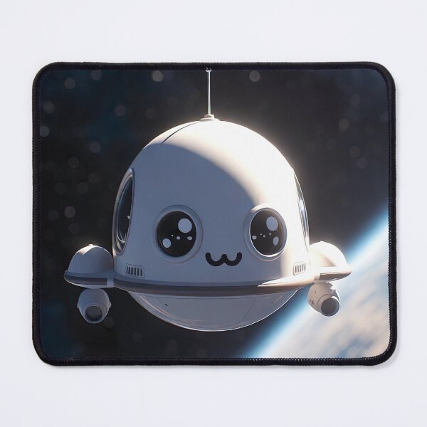 Item preview, Kawaii Space Capsule – Cute Astronaut Baby  designed and sold by NordseeSteel.