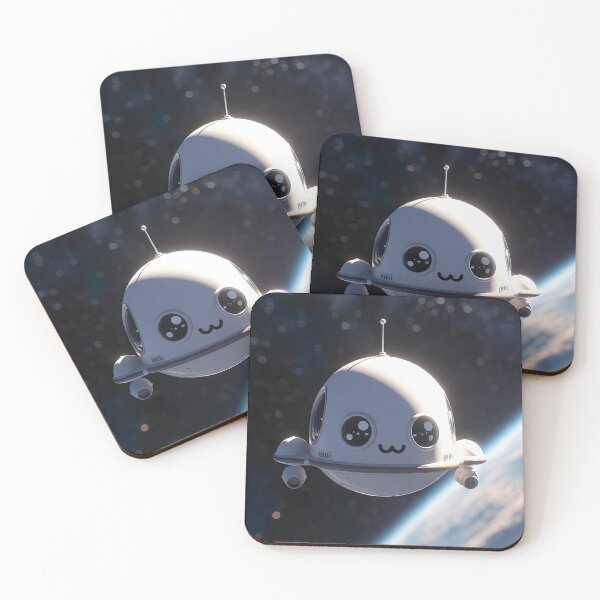 Item preview, Kawaii Space Capsule – Cute Astronaut Baby  designed and sold by NordseeSteel.