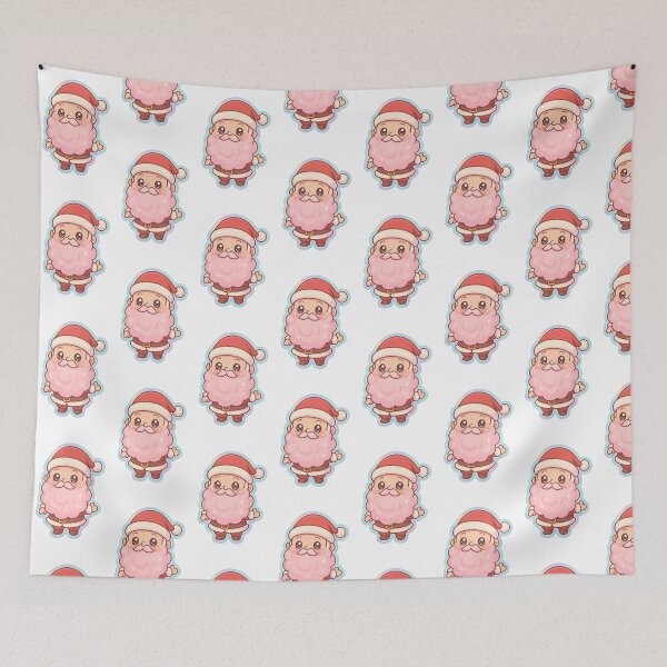 Item preview, candy floss santa sticker designed and sold by AnuMallow.