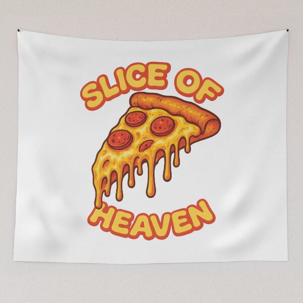 Item preview, Funny Melting Pizza Slice T-Shirt: Retro Gooey Graphic Tee for Dough-Obsessed Foodies designed and sold by WAUZ.