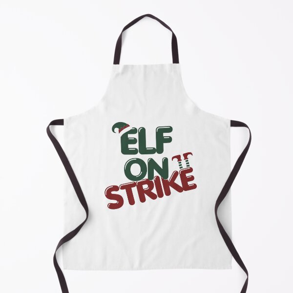 Item preview, Elf On Strike Funny Christmas Quote Design designed and sold by PrintandJoy.