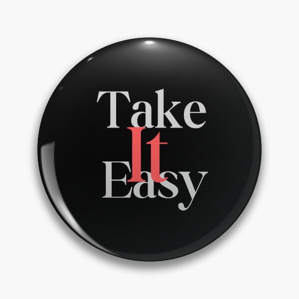Item preview, Take It Easy – Minimal Aesthetic Quote Tee designed and sold by EcoArtTees.