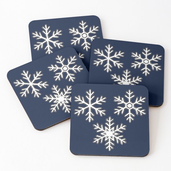 Item preview, Minimalist Snowflakes – Elegant Winter Art designed and sold by JOANNASKAH.