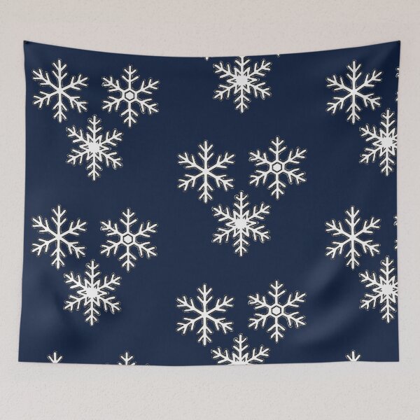 Item preview, Minimalist Snowflakes – Elegant Winter Art designed and sold by JOANNASKAH.