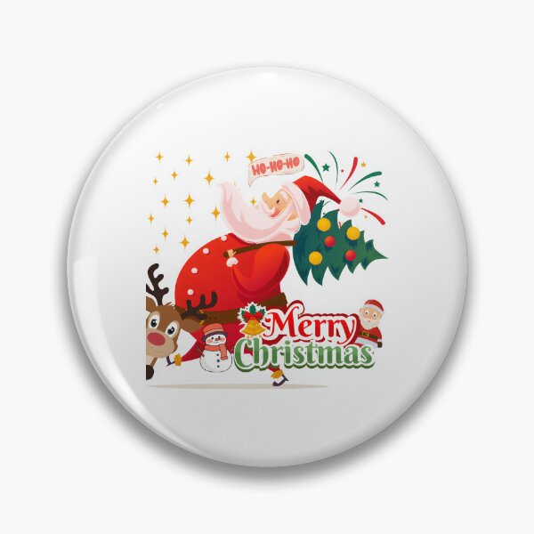 Item preview, Ho-Ho-Ho Santa & Friends – Cute Christmas Cartoon Design designed and sold by PixelInfinite.