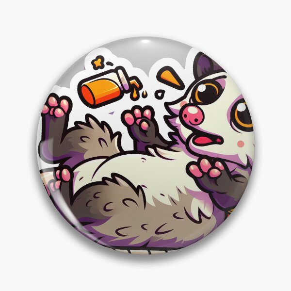 Item preview, Dramatic Opossum Sticker designed and sold by apeles68.