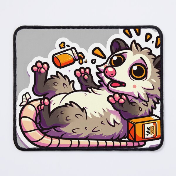 Item preview, Dramatic Opossum Sticker designed and sold by apeles68.