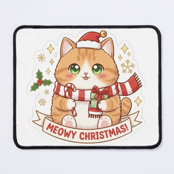 Item preview, Kawaii Christmas Kitty designed and sold by Kawaii Kraftz.