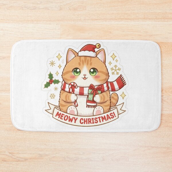 Item preview, Kawaii Christmas Kitty  designed and sold by Kawaii Kraftz.
