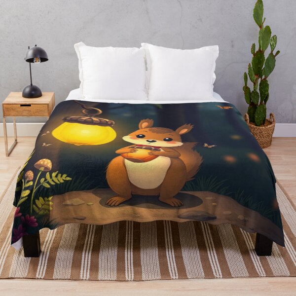 Item preview, Acorn Lantern Squirrel designed and sold by HappySproutArt.