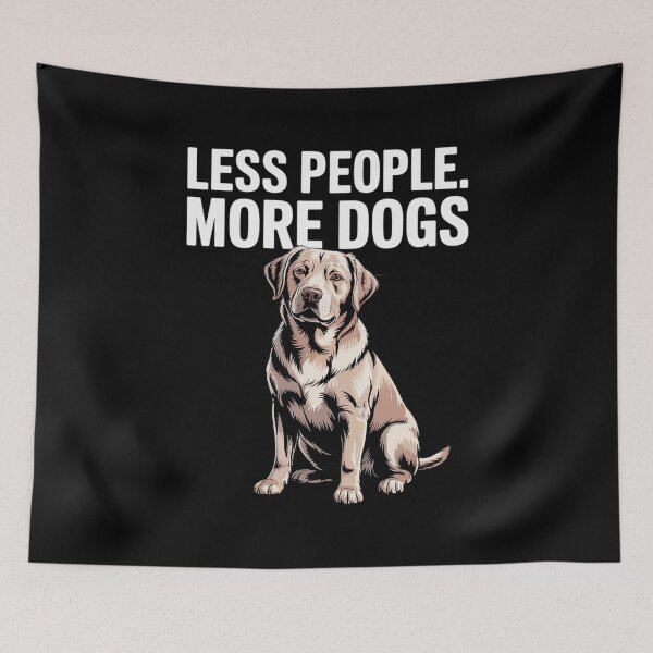 Item preview, Less People More Dogs Chinook Funny Introvert  designed and sold by RsFilsingerArt.