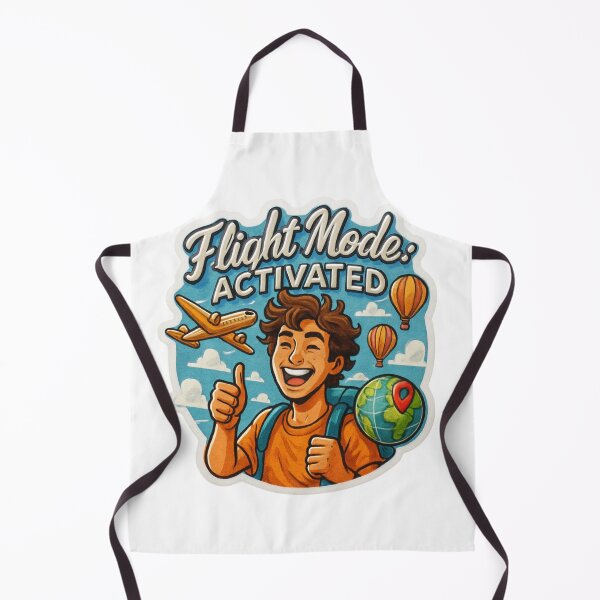 Item preview, Flight Mode Activated Adventure Vintage Travel designed and sold by Retro-Anime9.