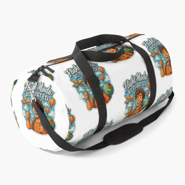 Item preview, Flight Mode Activated Adventure Vintage Travel designed and sold by Retro-Anime9.