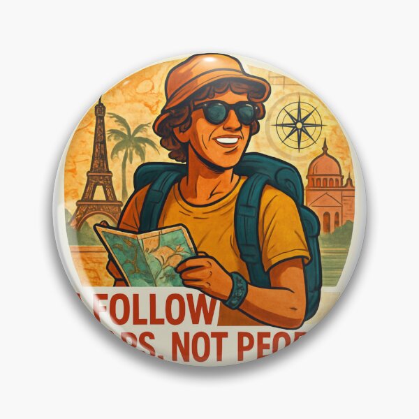Item preview, I follow maps not people Adventure Vintage Travel designed and sold by Retro-Anime9.