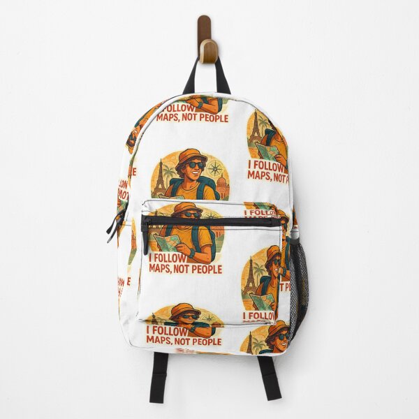 Item preview, I follow maps not people Adventure Vintage Travel designed and sold by Retro-Anime9.