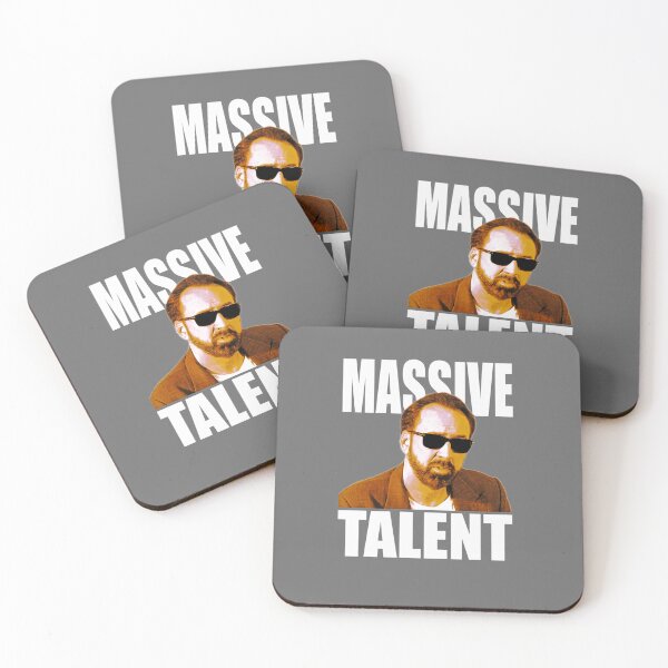 Artikelvorschau, NICOLAS-CAGE-MASSIVE-TALENT entworfen und verkauft von NataschaLudwig.
