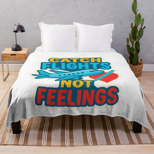 Item preview, Catch Flights Not Feelings Adventure Vintage Travel designed and sold by Retro-Anime9.