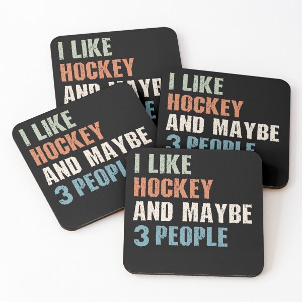 Item preview, I Like Hockey and Maybe 3 People Cool Social Minimalist designed and sold by HumansStuck12.