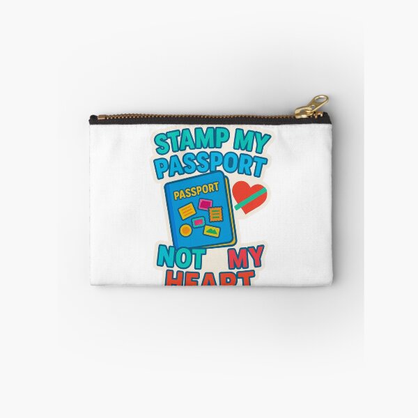 Item preview, Stamp My Passport, Not My Heart Adventure Vintage Travel designed and sold by Retro-Anime9.