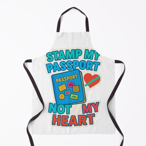 Item preview, Stamp My Passport, Not My Heart Adventure Vintage Travel designed and sold by Retro-Anime9.