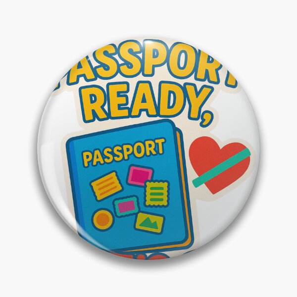 Item preview, Passport Ready Let's Go Adventure Vintage Travel designed and sold by Retro-Anime9.