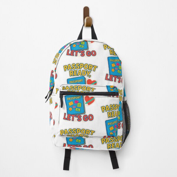 Item preview, Passport Ready Let's Go Adventure Vintage Travel designed and sold by Retro-Anime9.