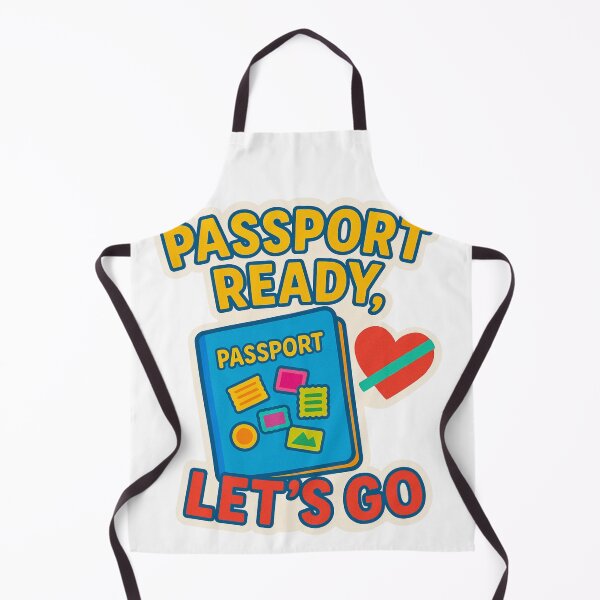 Item preview, Passport Ready Let's Go Adventure Vintage Travel designed and sold by Retro-Anime9.