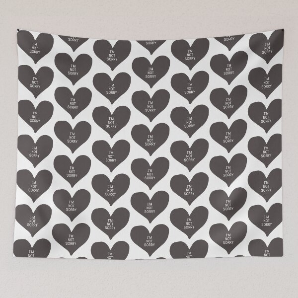 Item preview, "I'm not sorry" (print inside heart) designed and sold by Digital Bulldog.