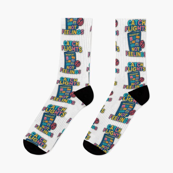 Item preview, Catch Flights Not Feelings Adventure Vintage Travel designed and sold by Retro-Anime9.